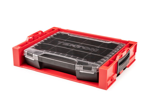 Lidded Drawer (i-BOXX) with 12-Cavity Parts Tray and Stacking Drawer Rack