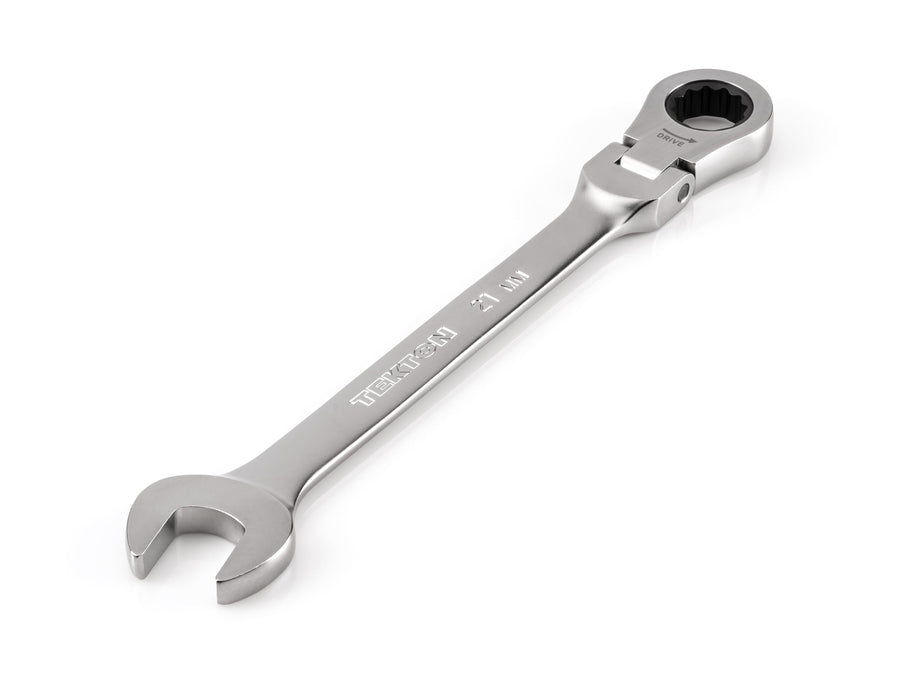 21 mm Flex Head 12-Point Ratcheting Combination Wrench