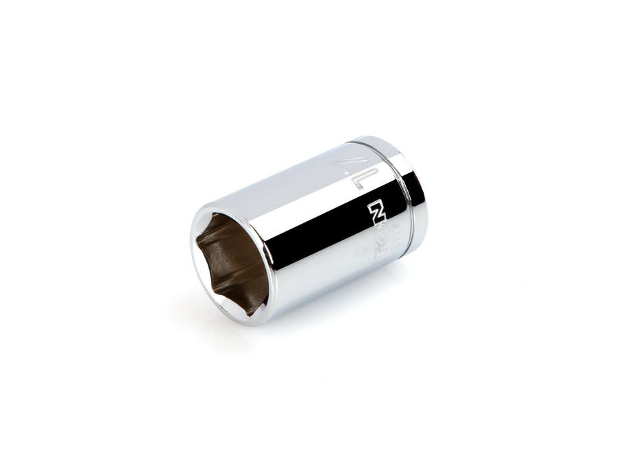 1/2 Inch Drive x 17 mm Shallow 6-Point Socket