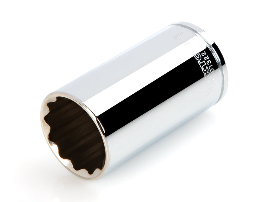 3/8 Inch Drive x 1 Inch Deep 12-Point Socket