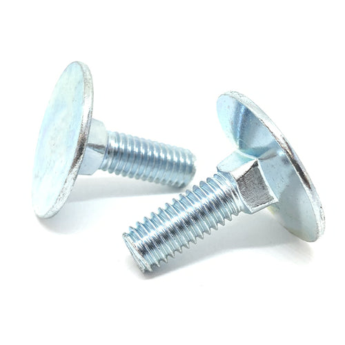 3/8-16x1-3/4"Round Head Square Neck Elevator Bolts Zinc