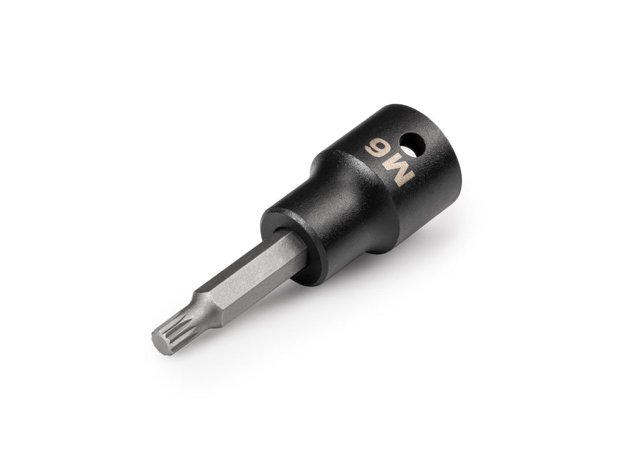 1/2 Inch Drive x M6 Triple Square Impact Bit Socket