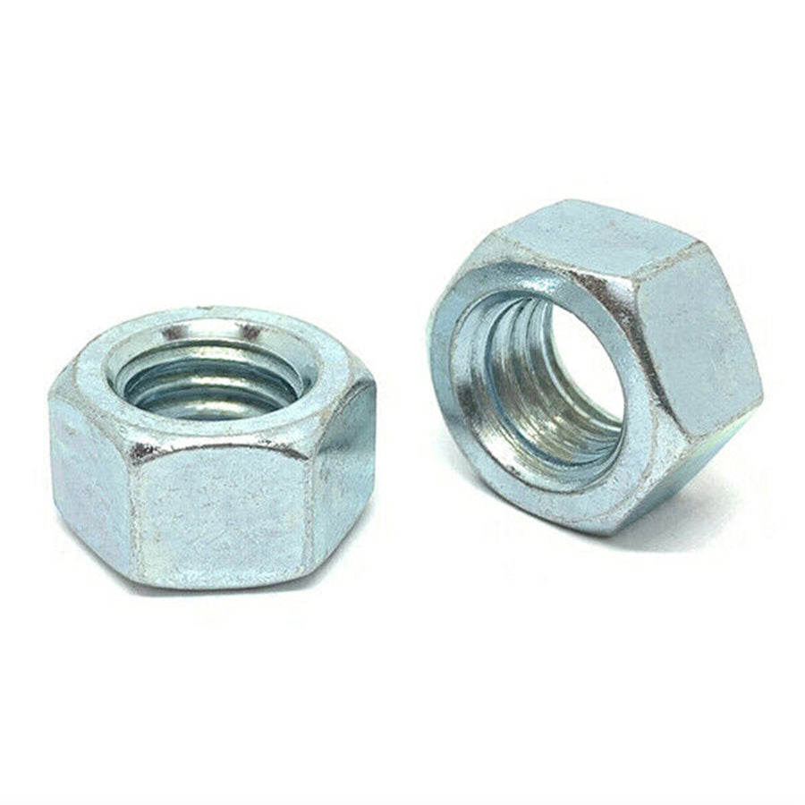 #8-32 Grade 2 Finished Hex Nuts Zinc Clear