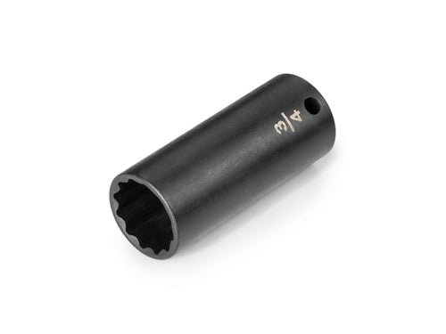 3/8 Inch Drive x 3/4 Inch Deep 12-Point Impact Socket