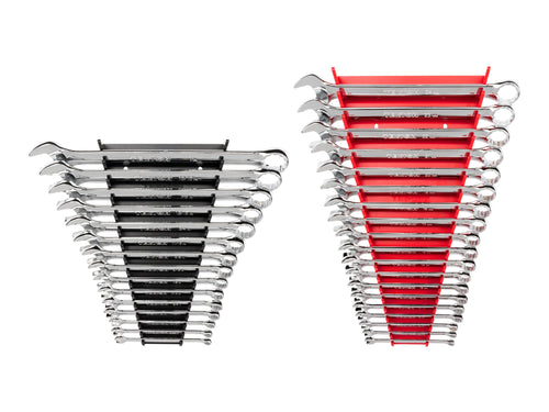 Combination Wrench Set with Racks, 34-Piece (1/4-1 in., 6-24 mm)