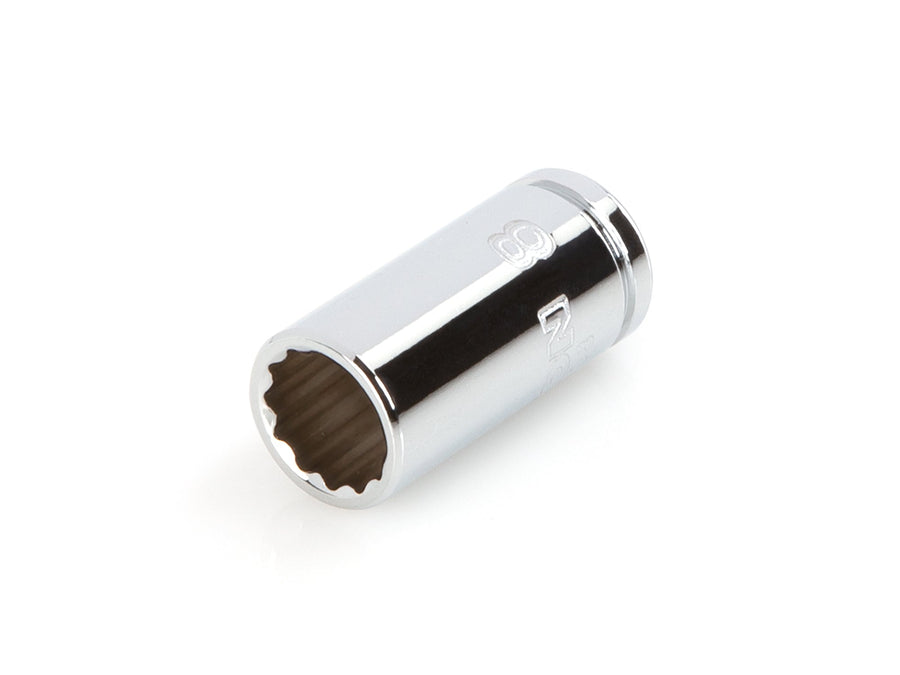 1/4 Inch Drive x 8 mm Shallow 12-Point Socket