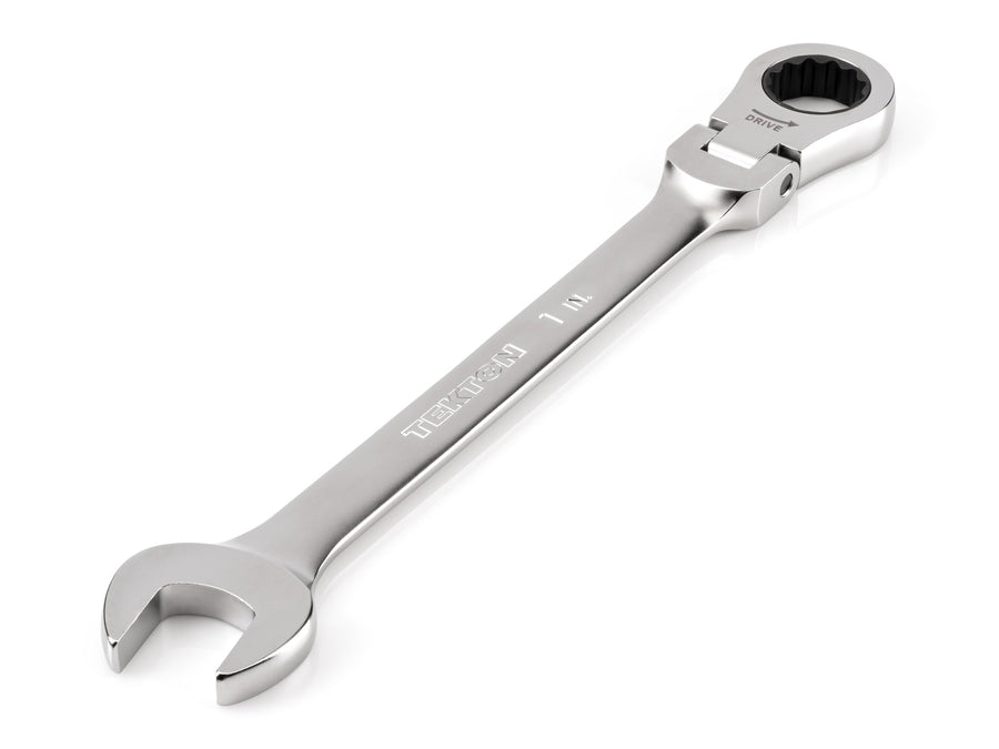 1 Inch Flex Head 12-Point Ratcheting Combination Wrench