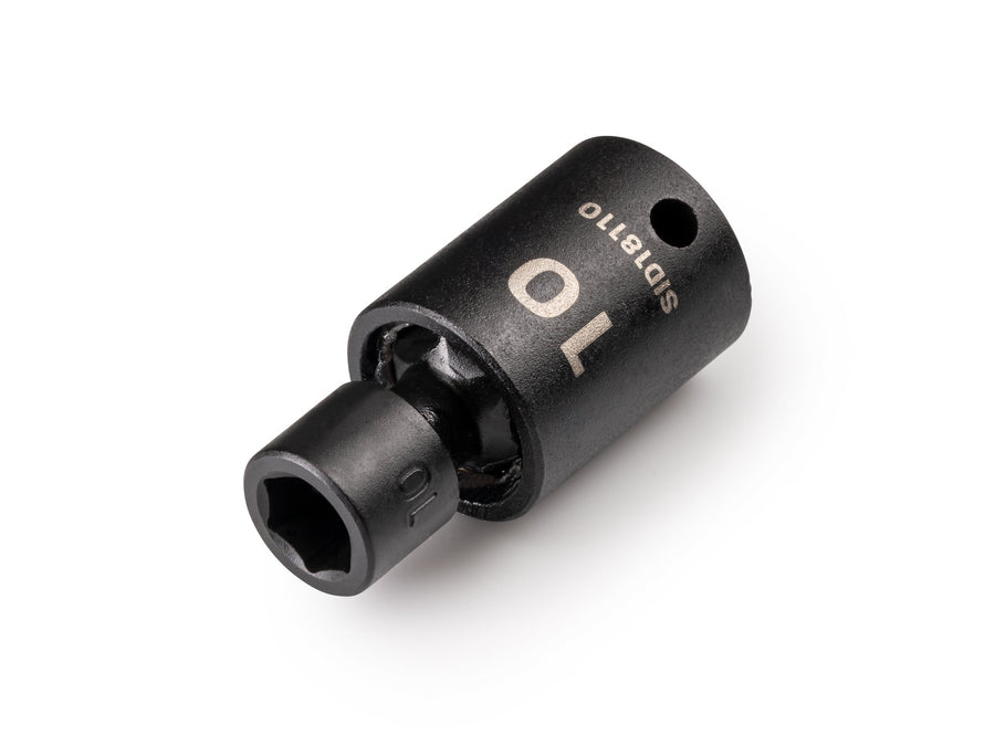 3/8 Inch Drive x 10 mm Shallow 6-Point Universal Joint Impact Socket