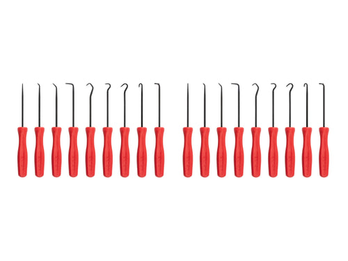 Pointed and Blunt Pick and Hook Set (18-Piece)
