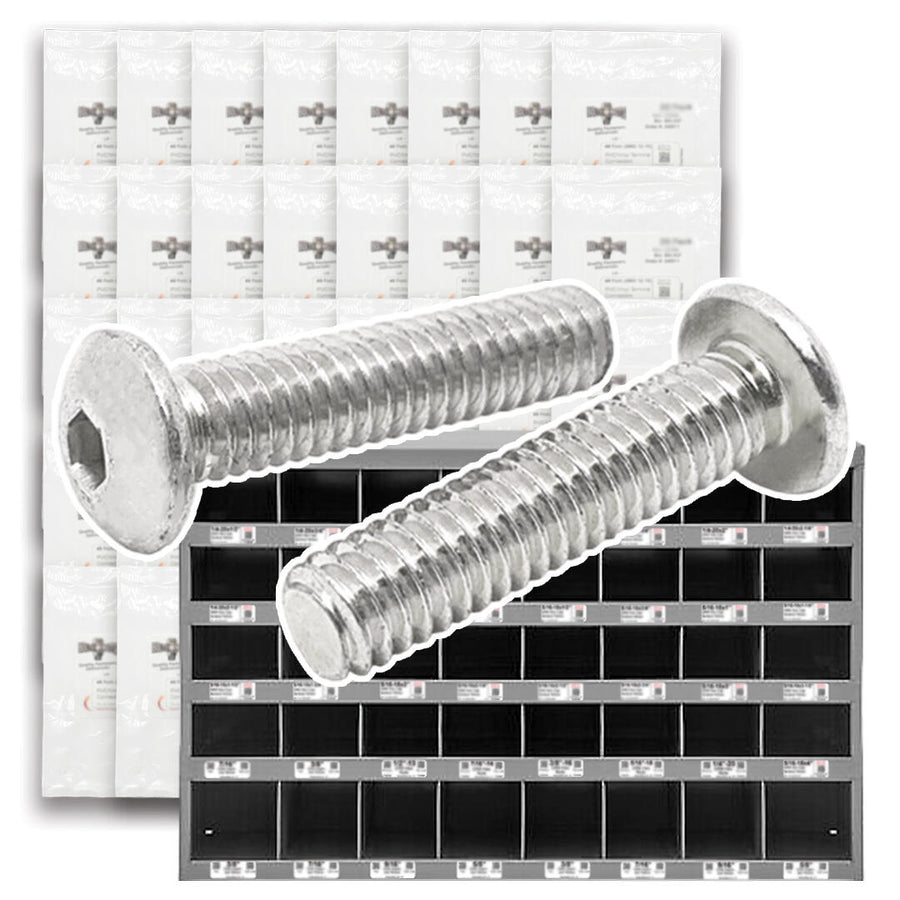 316 Stainless Steel Button Socket Head Cap Screws - 1586 PCS