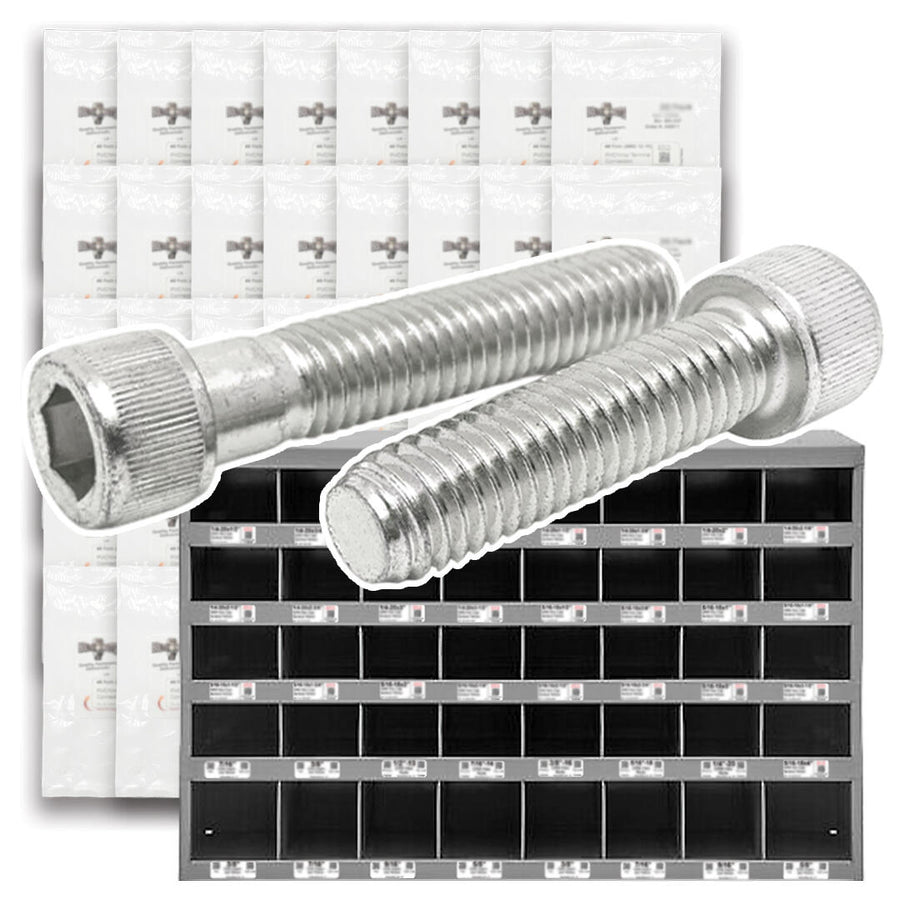 Metric Stainless A2-70 Socket Head Cap Screws - 1511 PCS