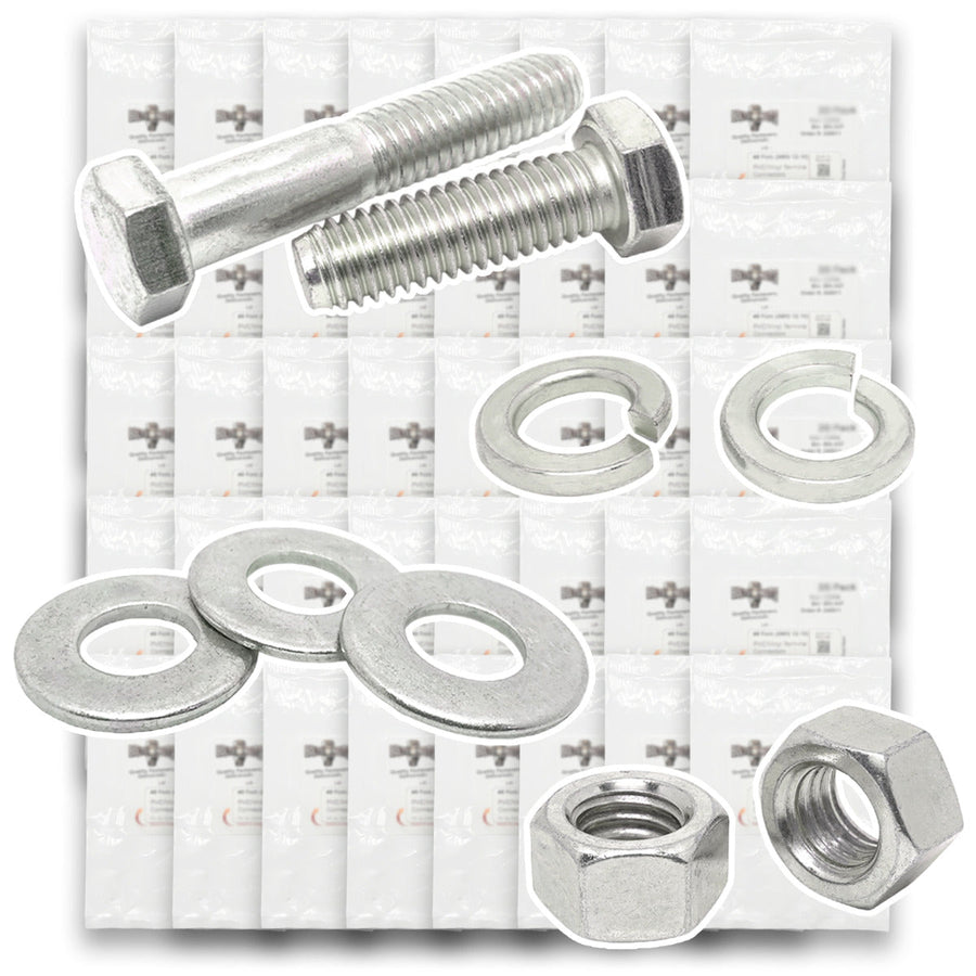 Inch 316 Stainless Hex Cap Screws, Hex Nuts, Flat & Lock Washers - 2011 PCS
