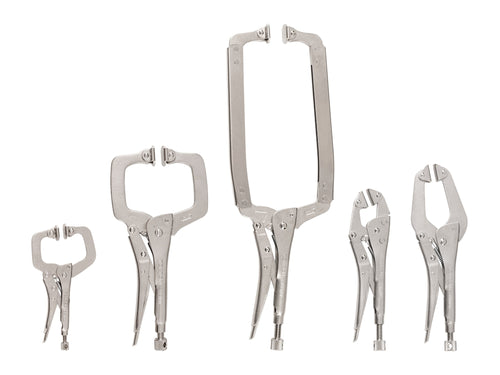 Swivel Pad Locking Clamp Set (5-Piece)