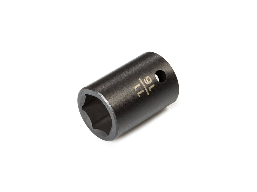 1/2 Inch Drive x 11/16 Inch Shallow 6-Point Impact Socket