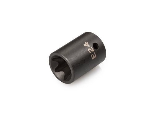 1/2 Inch Drive x E24 Shallow External Star Impact Socket