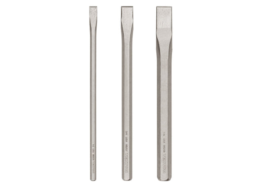 Long Cold Chisel Set, 3-Piece (1/2, 3/4, 1 in.)