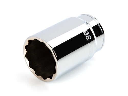 1/2 Inch Drive x 38 mm Deep 12-Point Socket