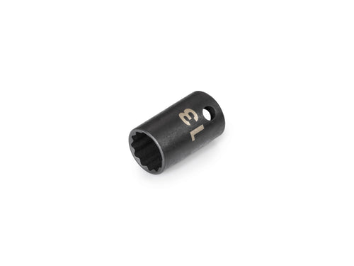 3/8 Inch Drive x 13 mm Shallow 12-Point Impact Socket