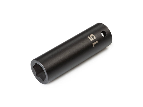 1/2 Inch Drive x 15 mm Deep 6-Point Impact Socket