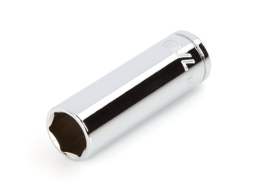 1/4 Inch Drive x 7/16 Inch Deep 6-Point Socket