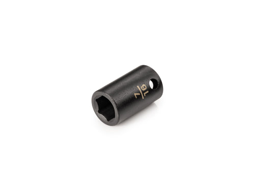 3/8 Inch Drive x 7/16 Inch Shallow 6-Point Impact Socket