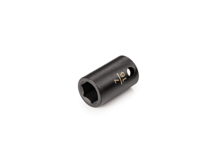 3/8 Inch Drive x 7/16 Inch Shallow 6-Point Impact Socket