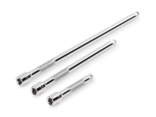 1/4 Inch Drive Wobble Extension Set, 3-Piece (3, 6, 9 in.)
