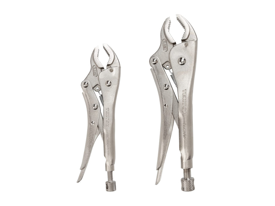 Deep Bite Round Jaw Locking Pliers Set (2-Piece)