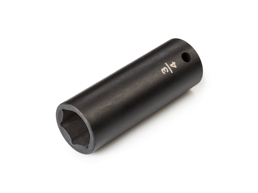 1/2 Inch Drive x 3/4 Inch Deep 6-Point Impact Socket