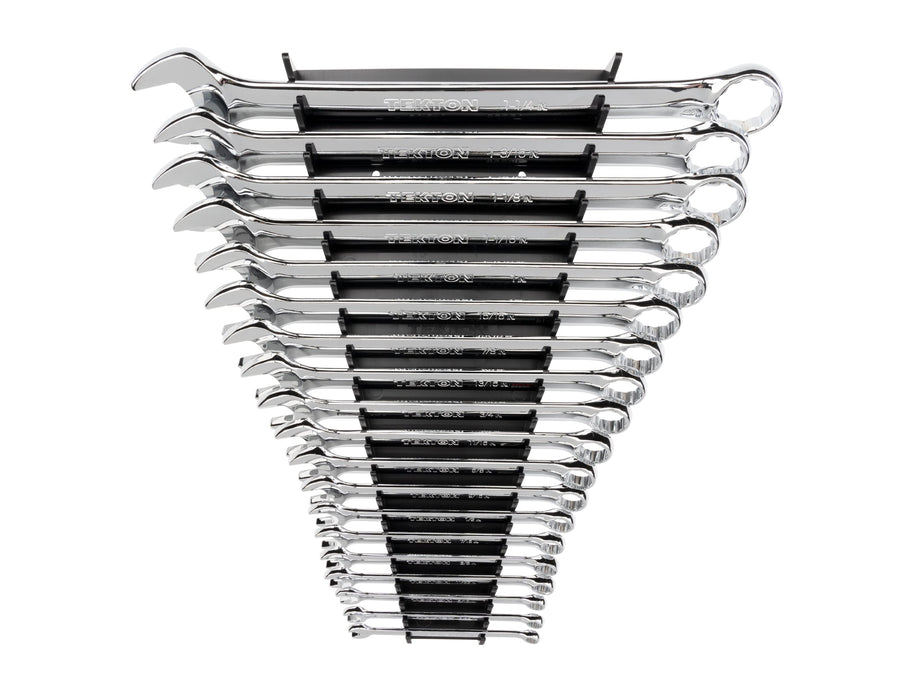 Combination Wrench Set with Rack, 19-Piece (1/4 - 1-1/4 in.)
