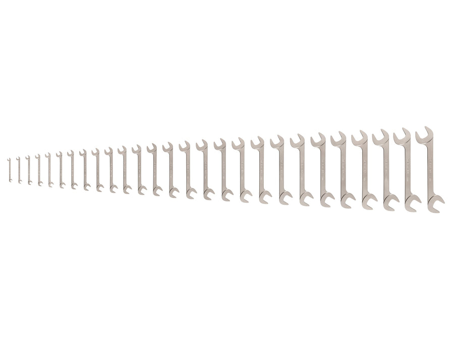 Angle Head Open End Wrench Set, 27-Piece (6-32 mm)