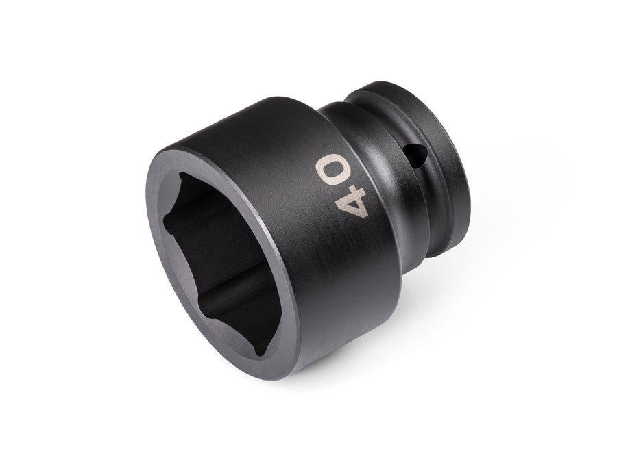 3/4 Inch Drive x 40 mm Shallow 6-Point Impact Socket