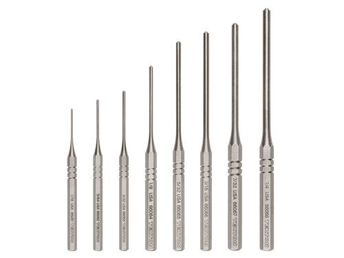 Roll Pin Punch Set, 8-Piece (1/16 - 1/4 in.)