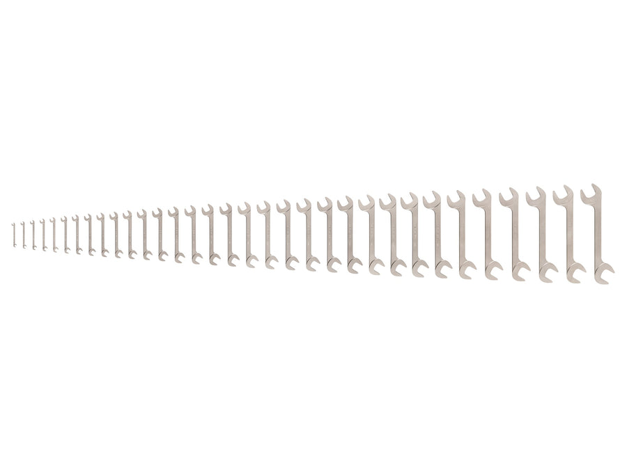 Angle Head Open End Wrench Set, 33-Piece (6-38 mm)