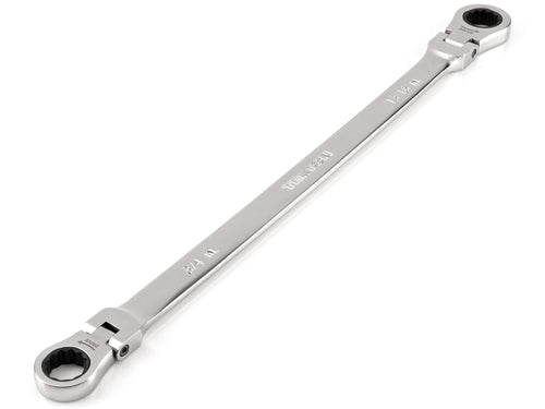 3/4 x 13/16 Inch Long Flex Head 12-Point Ratcheting Box End Wrench