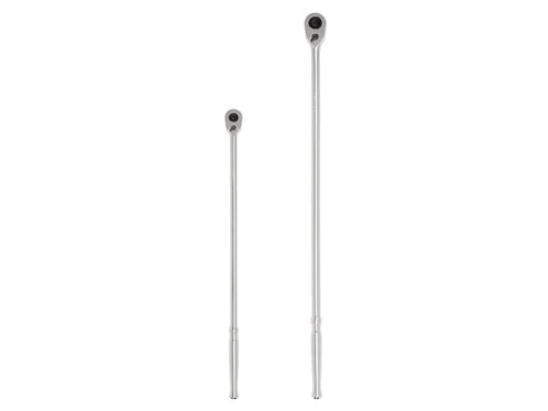 3/8, 1/2 Inch Drive Quick-Release Extra-Long Ratchet Set, 2-Piece (18, 24 in.)