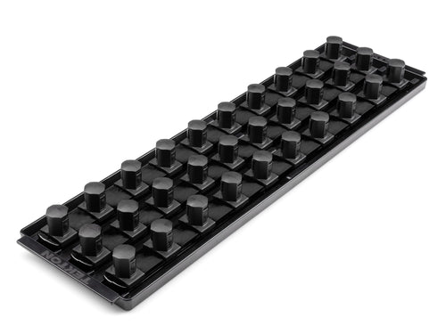3/4 Inch Drive 3-Rail Socket Organizer Set, Black (30-Tool)