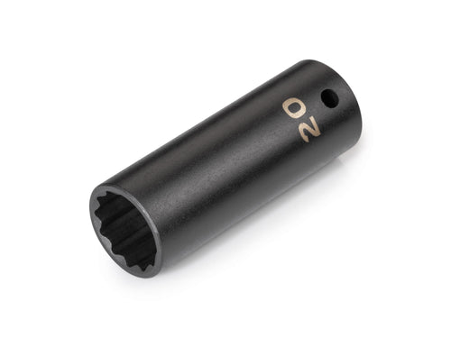 1/2 Inch Drive x 20 mm Deep 12-Point Impact Socket