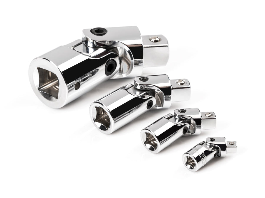 1/4, 3/8, 1/2, 3/4 Inch Drive Universal Joint Set (4-Piece)