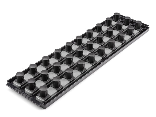 3/4 Inch Drive 3-Rail Socket Organizer Set, Gray (30-Tool)