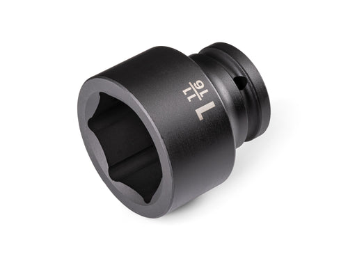 3/4 Inch Drive x 1-11/16 Inch Shallow 6-Point Impact Socket