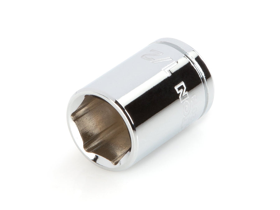 1/4 Inch Drive x 1/2 Inch Shallow 6-Point Socket