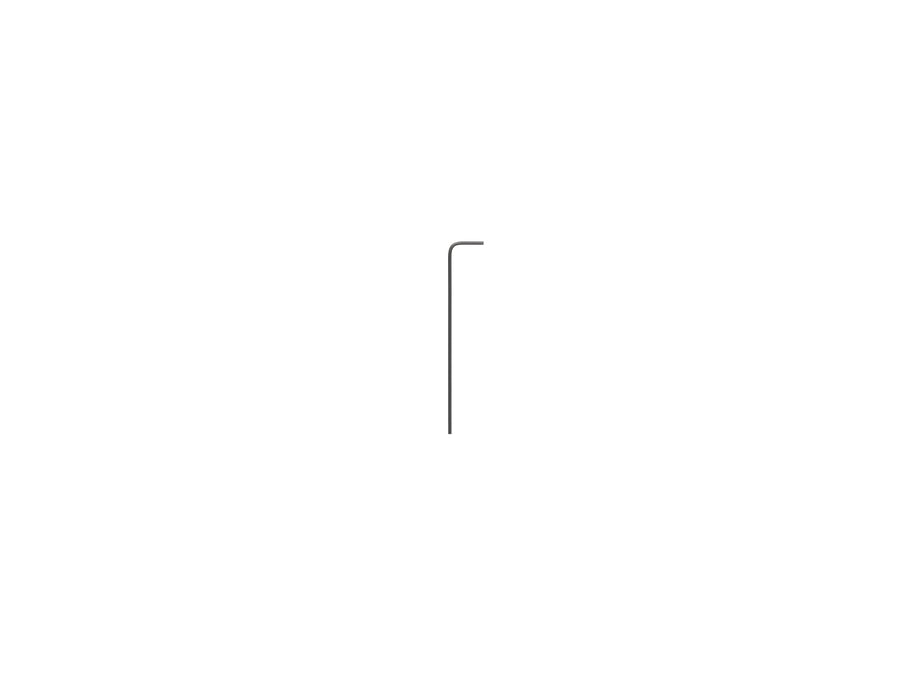 0.050 Inch Flat End Hex L-Key