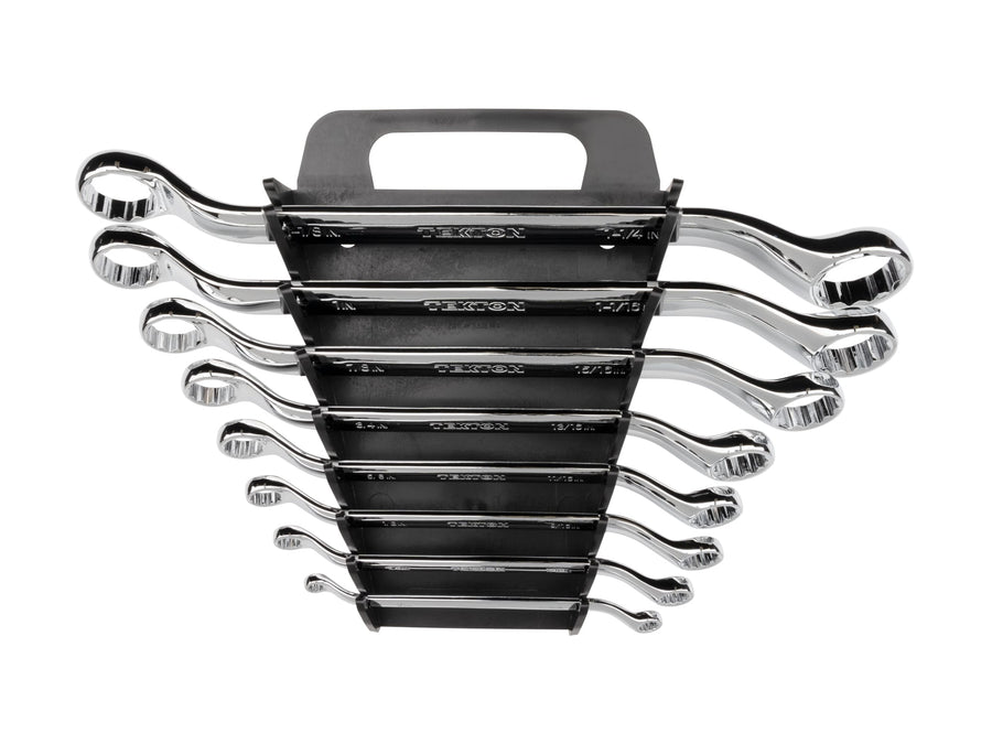 45-Degree Offset Box End Wrench Set with Holder, 8-Piece (1/4 - 1-1/4 in.)