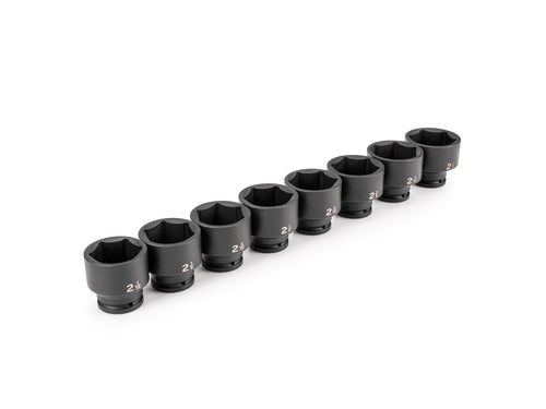 3/4 Inch Drive Shallow 6-Point Impact Socket Set, 8-Piece (2-1/16 - 2-1/2 in.)