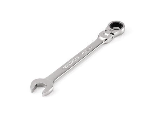 11/16 Inch Flex Head 12-Point Ratcheting Combination Wrench
