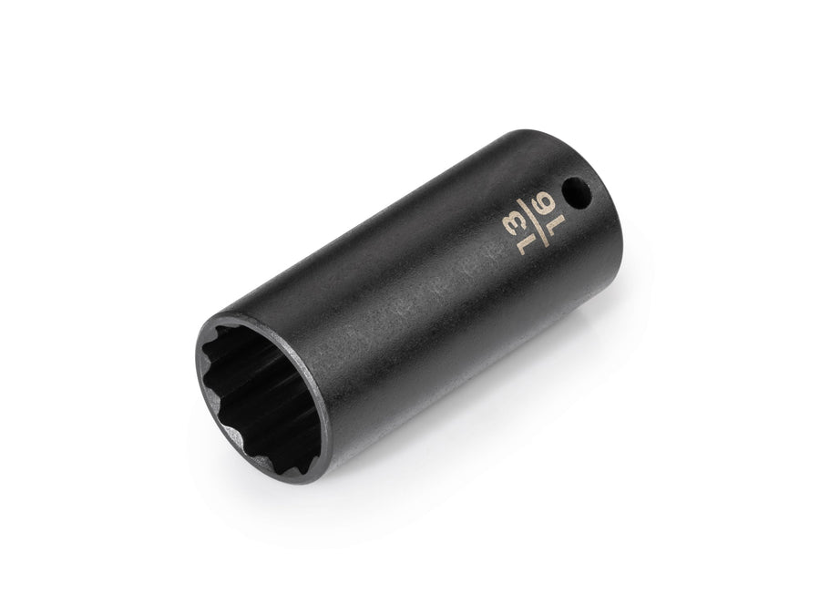 3/8 Inch Drive x 13/16 Inch Deep 12-Point Impact Socket