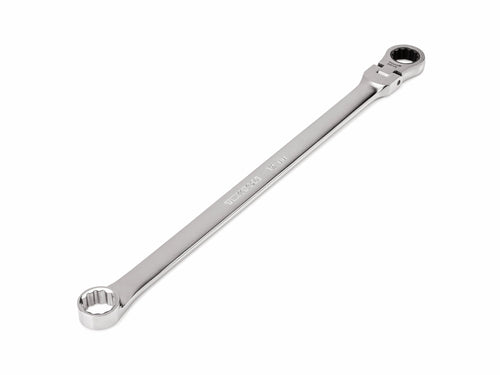 19 mm Long Fixed/Flex Head 12-Point Ratcheting Box End Wrench