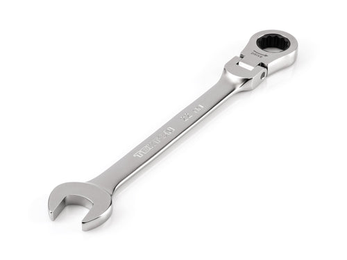 22 mm Flex Head 12-Point Ratcheting Combination Wrench