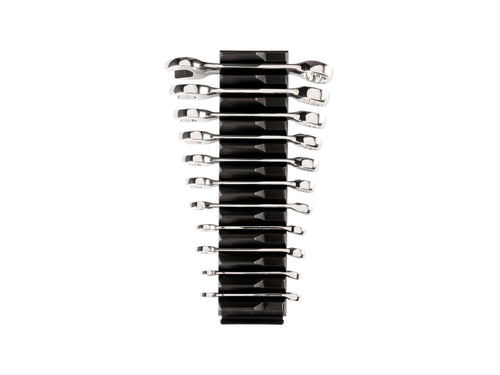 Stubby Combination Wrench Set with Modular Organizers, 11-Piece (1/4-3/4 in.)